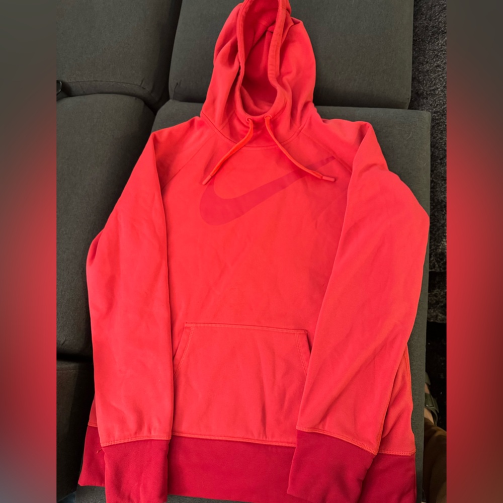 Nike Red Hoodie Sweatshirt